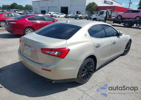 2014 Maserati Ghibli S Q4 из США, поврежденный, VIN ZAM57RTA7E1094398